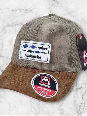 New Mens Avalanche Adjustable Snapback Cap Hat